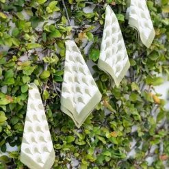 Pomegranate Inc Geo Feather Moss Napkin | Set of 4 Online