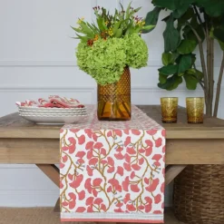 Pomegranate Inc Ginkgo Coral Table Runner Online
