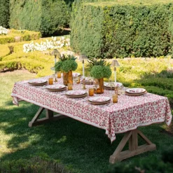 Pomegranate Inc Ginkgo Coral Tablecloth Hot