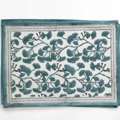 Pomegranate Inc Ginkgo Teal Placemat | Set of 4 Outlet