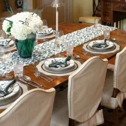 Pomegranate Inc Ginkgo Teal Table Runner Sale