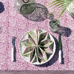 Pomegranate Inc Grecian Palm Fern & Magenta Napkin | Set of 4 Best