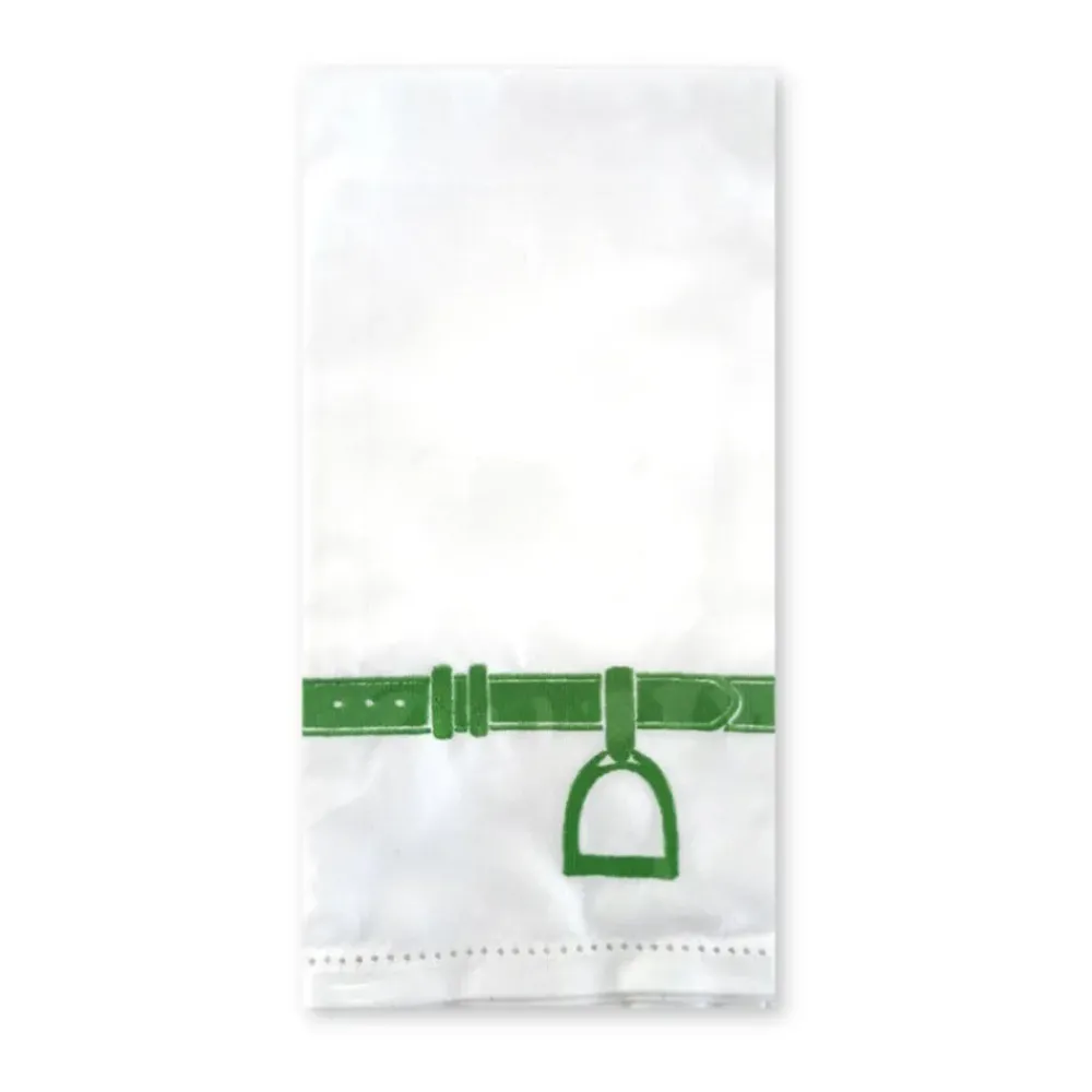Pomegranate Inc Green Stirrup Tea Towel | Set of 2 Outlet