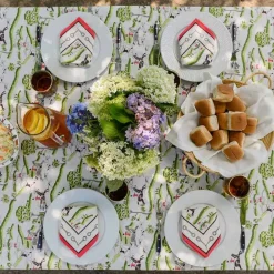 Pomegranate Inc Hunt Scene Tablecloth New