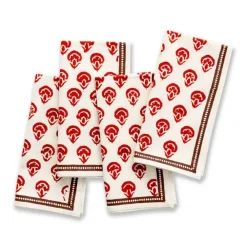 Pomegranate Inc India Hicks Carnations Napkins Clearance