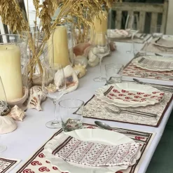 Pomegranate Inc India Hicks Carnations Napkins Clearance