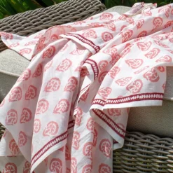 Pomegranate Inc India Hicks Home Carnation Blush Placemat | Set of 4 Sale