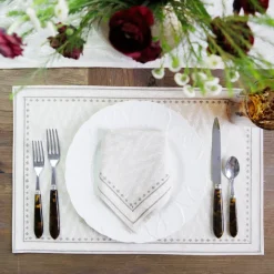 Pomegranate Inc India Hicks Home Chevron Placemats | Set of 4 Best