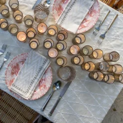 Pomegranate Inc India Hicks Home Embroidered Diamond White Tablecloth Online