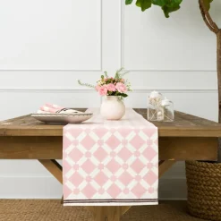 Pomegranate Inc India Hicks Home Latticework Blush Table Runner Sale