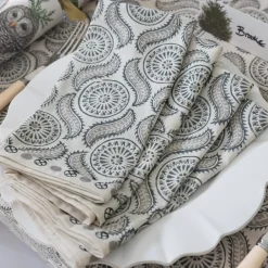 Pomegranate Inc India Hicks Home Medals & Mustaches Napkins | Set of 4