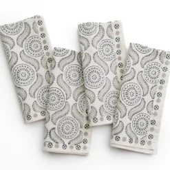 Pomegranate Inc India Hicks Home Medals & Mustaches Napkins | Set of 4