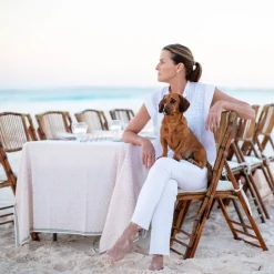 Pomegranate Inc India Hicks Home Mini Sea Biscuit Blush Tablecloth Hot