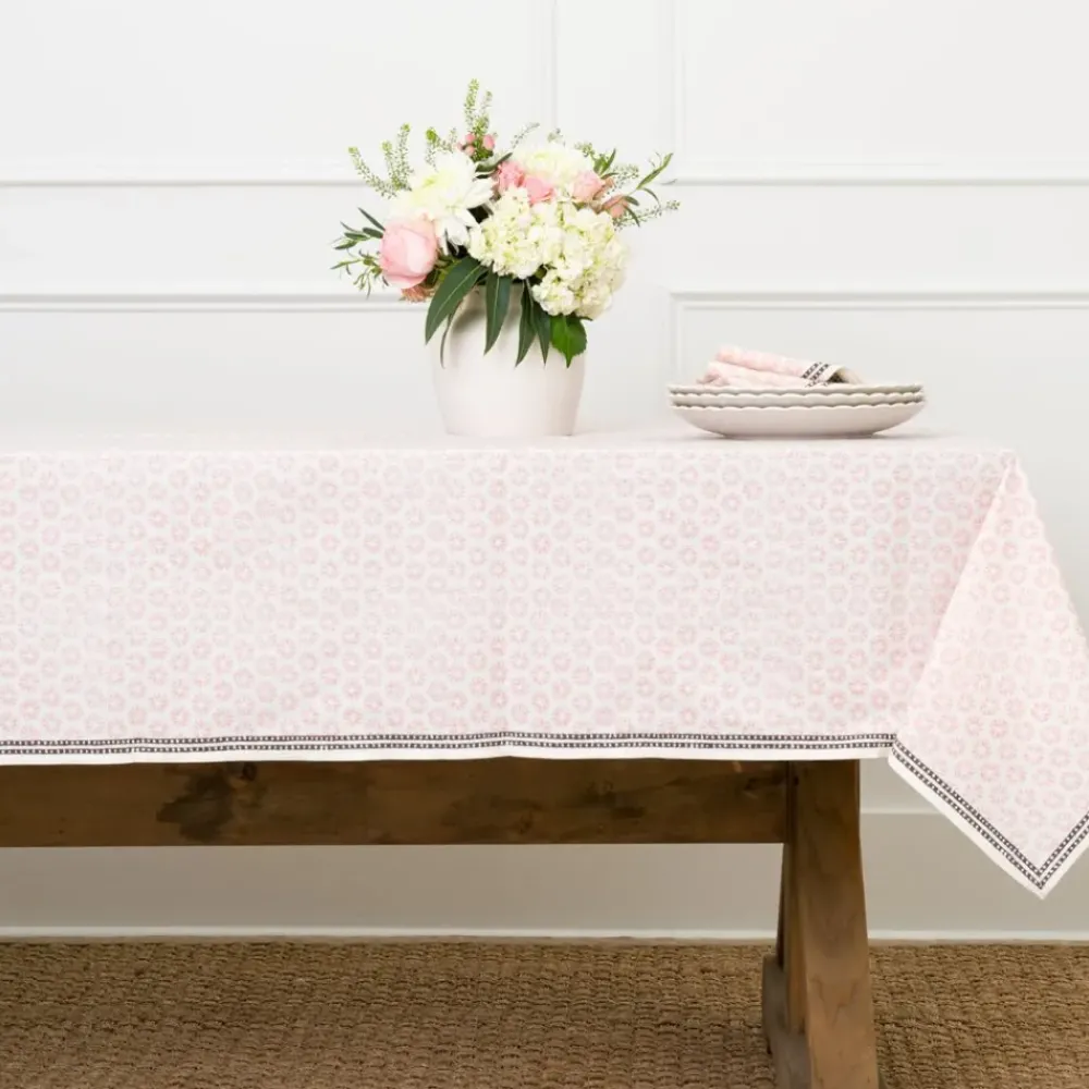 Pomegranate Inc India Hicks Home Mini Sea Biscuit Blush Tablecloth Hot