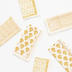 Pomegranate Inc India Hicks Home Multi Golden Napkins | Set of 6 Sale