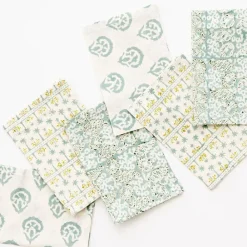 Pomegranate Inc India Hicks Home Multi Seafoam Cocktail Napkins Outlet