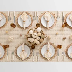 Pomegranate Inc India Hicks Home Palm Avenue Golden Tablecloth Hot