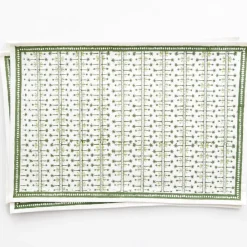 Pomegranate Inc India Hicks Home Palm Avenue Hunter Green Placemat | Set of 4 Best