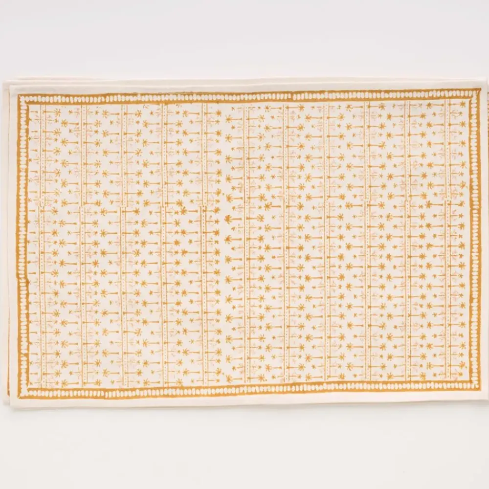 Pomegranate Inc India Hicks Home Palm Avenue Golden Placemat | Set of 4 Clearance