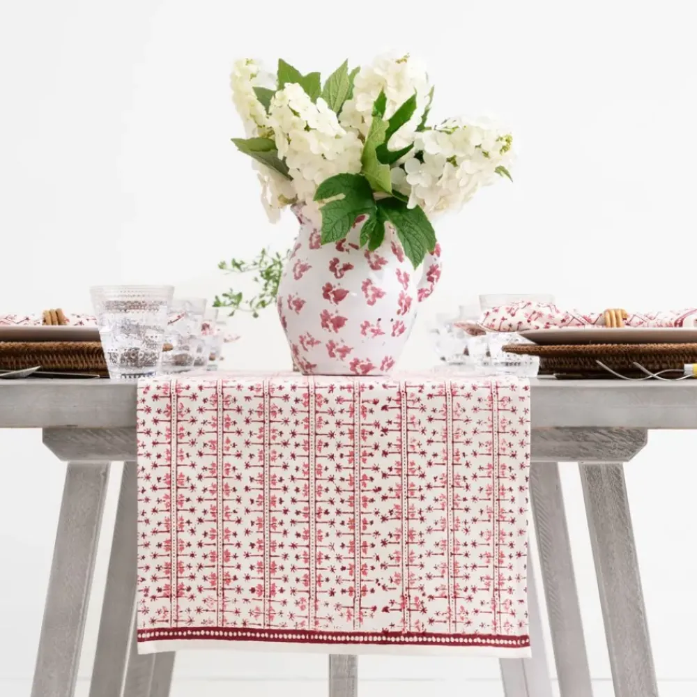 Pomegranate Inc India Hicks Home Palm Avenue Blush Table Runner Outlet