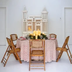 Pomegranate Inc India Hicks Home Sea Biscuit Red Tablecloth