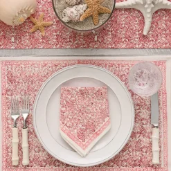 Pomegranate Inc India Hicks Home Seashell Blush Placemat | Set of 4 Hot