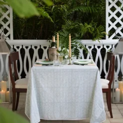 Pomegranate Inc India Hicks Home Seashell Seafoam Tablecloth Clearance