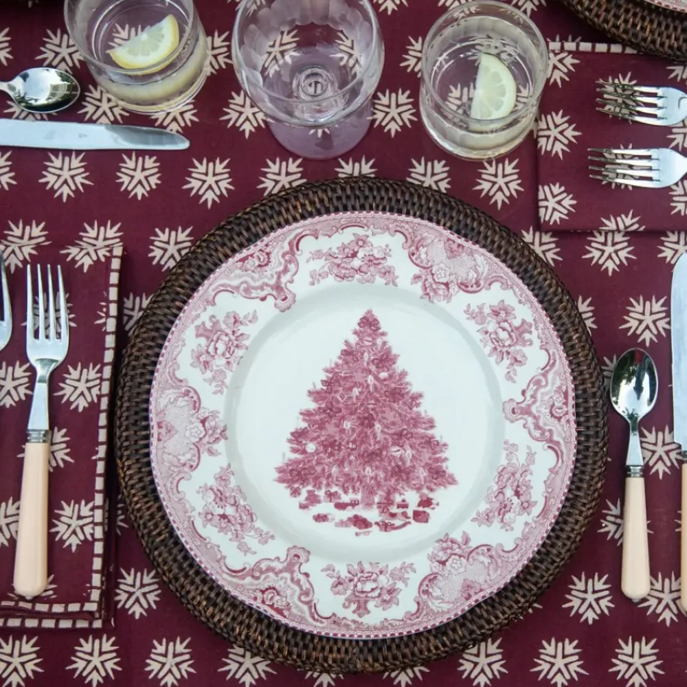 Pomegranate Inc India Hicks Home Sparks Oxblood Tablecloth Online