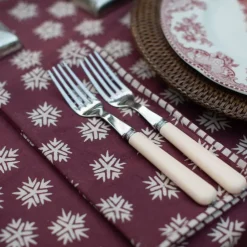 Pomegranate Inc India Hicks Home Sparks Oxblood Napkin | Set of 4