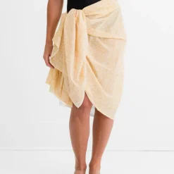 Pomegranate Inc India Hicks Seashell Golden Sarong Sale
