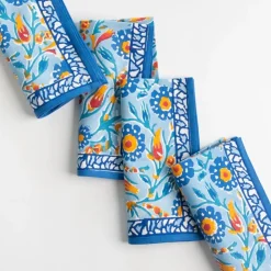 Pomegranate Inc Iznik Blue Napkin | Set of 4 Best