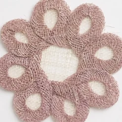 Pomegranate Inc Lavender Woven Doodles Coaster | Set of 4 Hot