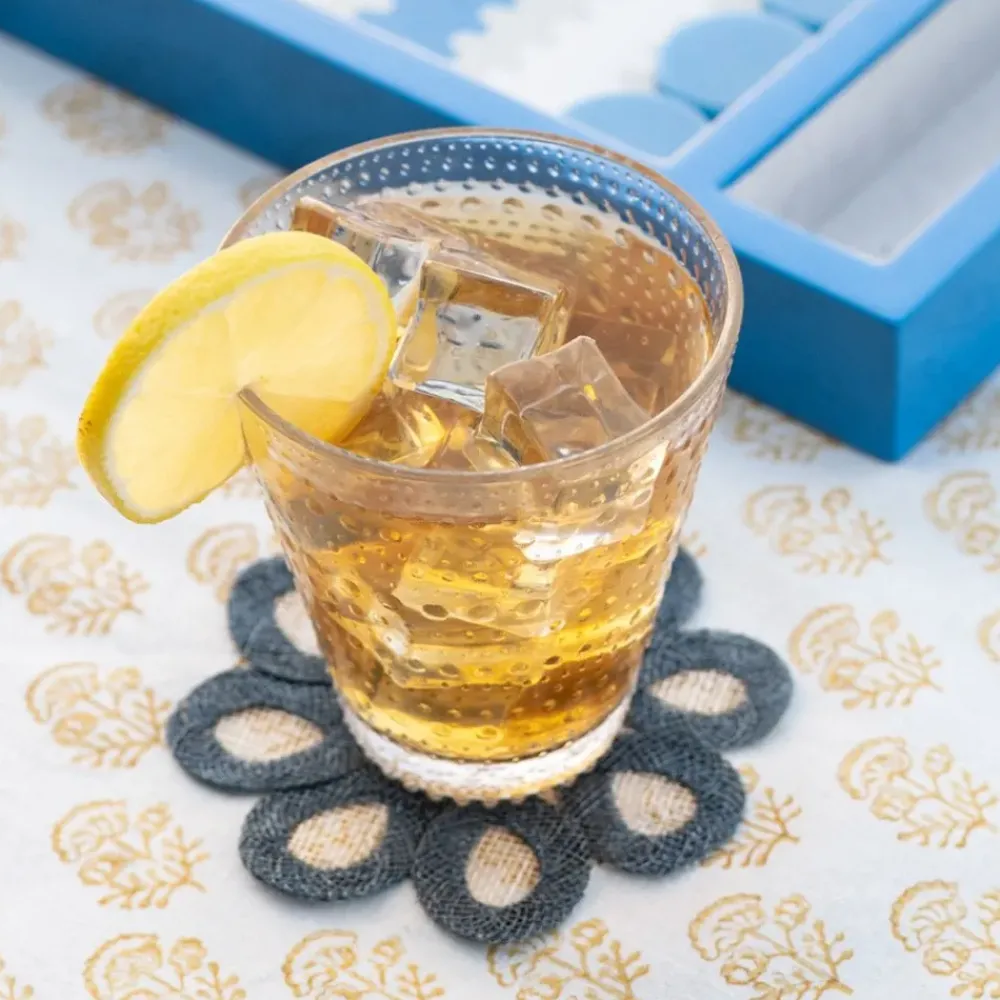 Pomegranate Inc Lead Woven Doodles Coaster | Set of 4 Best