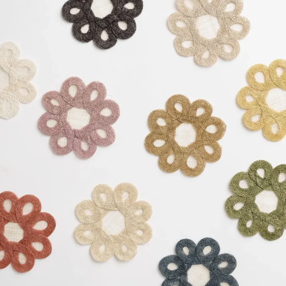 Pomegranate Inc Lead Woven Doodles Coaster | Set of 4 Best