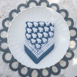 Pomegranate Inc Lead Woven Doodles Placemat | Set of 4 Discount