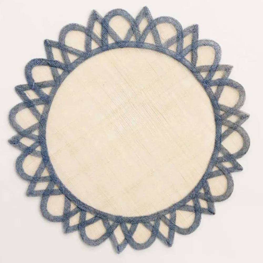 Pomegranate Inc Light blue natural fiber placemats | Set 4 Outlet