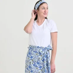 Pomegranate Inc Mila Floral Blue Headband Discount