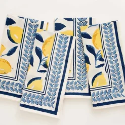 Pomegranate Inc Mod Lemon Napkin | Set of 4 Discount