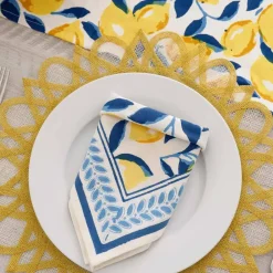 Pomegranate Inc Mod Lemon Napkin | Set of 4 Discount
