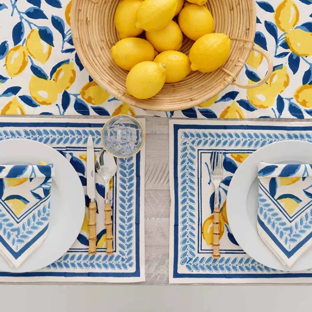 Pomegranate Inc Mod Lemon Napkin | Set of 4 Discount