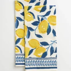 Pomegranate Inc Mod Lemon Tea Towel | Set of 2 Clearance