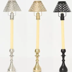 Pomegranate Inc Modern Candlestick and Cutwork Shade | Set of 2 Discount
