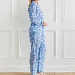 Pomegranate Inc Morning Meadow Blue Pajama Set New