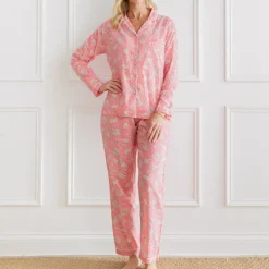 Pomegranate Inc Morning Meadow Pink Pajama Set Online