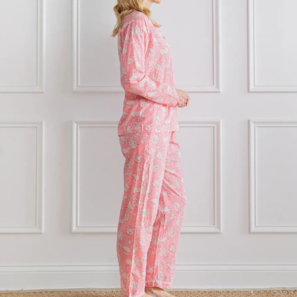 Pomegranate Inc Morning Meadow Pink Pajama Set Online