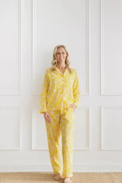 Pomegranate Inc Morning Meadow Yellow Pajama Set Sale