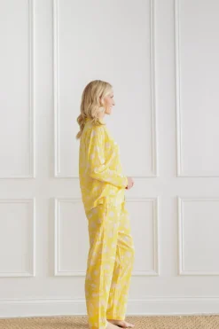 Pomegranate Inc Morning Meadow Yellow Pajama Set Sale
