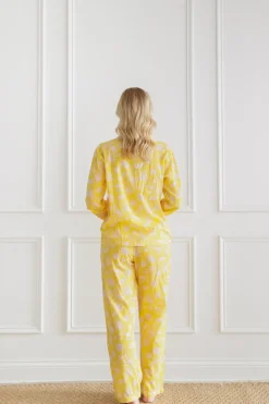 Pomegranate Inc Morning Meadow Yellow Pajama Set Sale