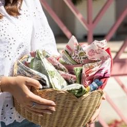Pomegranate Inc Natural Wicker Scalloped Bowl Clearance