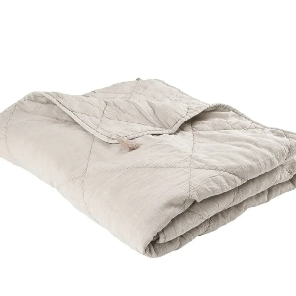 Pomegranate Inc Oyster Cotton Throw Best